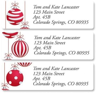 colorful images christmas address labels
