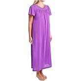 Shadowline Women's Petals 53 Inch Short Flutter Sleeve Long Gown