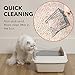 BasicForm Fast Sifting Cat Litter Scoop - Stainless Steel Metal Scooper - Wire Design with Black Resin Coating for Efficiently Cleaning