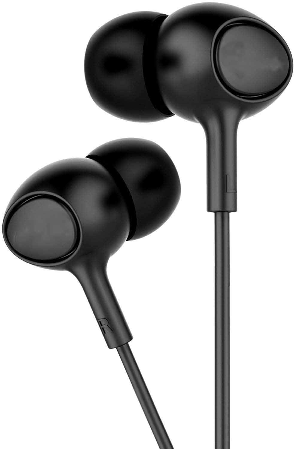 HIMTAJ Dynamic Power Earphones with Mic for Samsung, Apple, XIAOMI REDMI, HTC, MICROMAX, Honor, LG, ONE Plus, Motorola, Sony, Nokia