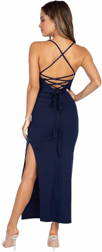 criss cross back dress bodycon