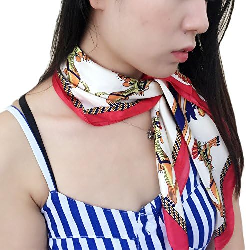 Fashion Attack Antique Feminino Hostess Ladies Office Women Van Gogh Oil Painting Big Size Silk Scarf