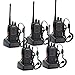 5 Pack BaoFeng BF-888S Portable Handheld 2-way Ham Radio with Original Earpieces + Baofeng Programming Cable (Support WIN7,64 Bit) -Customize 5pack Package
