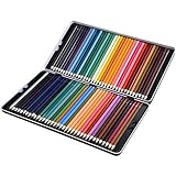 72 Colored Pencils Set, Atmoko Watercolor Art Coloring Pencils Bulk with Pencil Case for Coloring Books, Pre-sharpened for Children and Adults, PREMIUM CORE &amp; ASSORTED COLORS