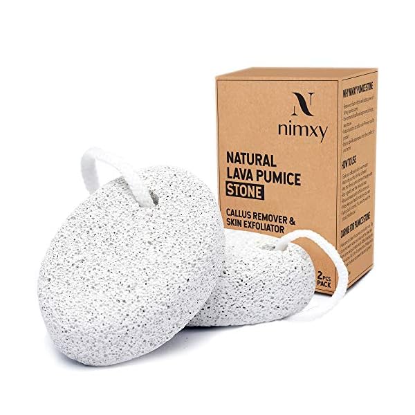 NIMXY-Pumice-Stone-for-Feet-and-Hands-2-Pcs--Feet-Hard-Skin-Remover--Foot-Scrubber-for-Dead-Skin-Removal--Natural-Foot-File-and-Callus-Remover-for-Skin-Exfoliation NIMXY Pumice Stone for Feet and Hands 2 Pcs – Feet Hard Skin Remover – Foot Scrubber for Dead Skin Removal – Natural…