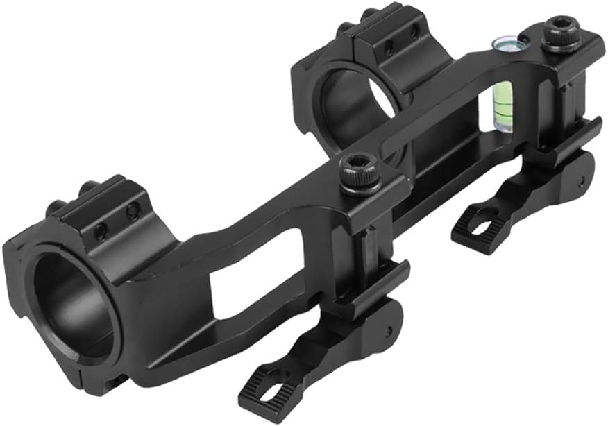 WestHunter Optics Picatinny QD Scope Mount, 1"/30mm Tactical One Piece Quick Release High Profile Rifle Scope Dual Rings with Bubble Level and Picatinny Rail, Style-2 : Sports & Outdoors