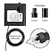 Ideashop Submersible Pump, Water Pump, Water Fountain Pump 90 GPH(350L/H, 4W) Portable Water Pump Mini Water Pump for Pond, Statuary, Aquarium, Fish Tank Fountain with 5.9ft(1.8m) Power Cord (Black)