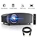 HD Projector, GBTIGER 4000 Lumens LED Video Projector, Full HD 1080p Support, 200