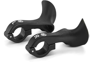 Lixada Bicycle Bar Ends Ergonomic Anti-Slip MTB Mountain Bike Handlebar Ends Handle Bar Grips Cycling Accessory