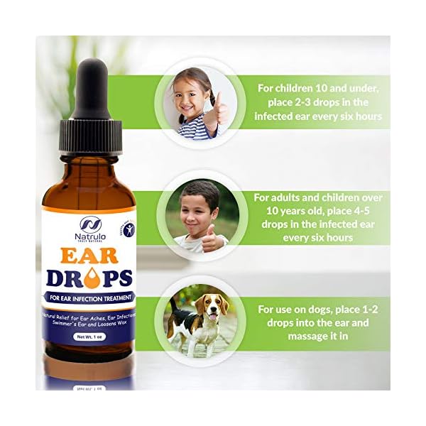 Natural Ear Drops for Ear Infection Treatment Herbal Eardrops for
