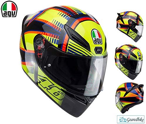 MOTORCYCLE AGV K1 SOLELUNA 2015 FULL FACE MOTORBIKE HELMET Adult Crash Biker Rider Sports Racing Touring Scooter Pinlock Ready Helmet