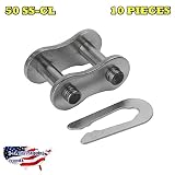 50 SS Stainless Steel Roller Chain Connecting Link (10PCS)