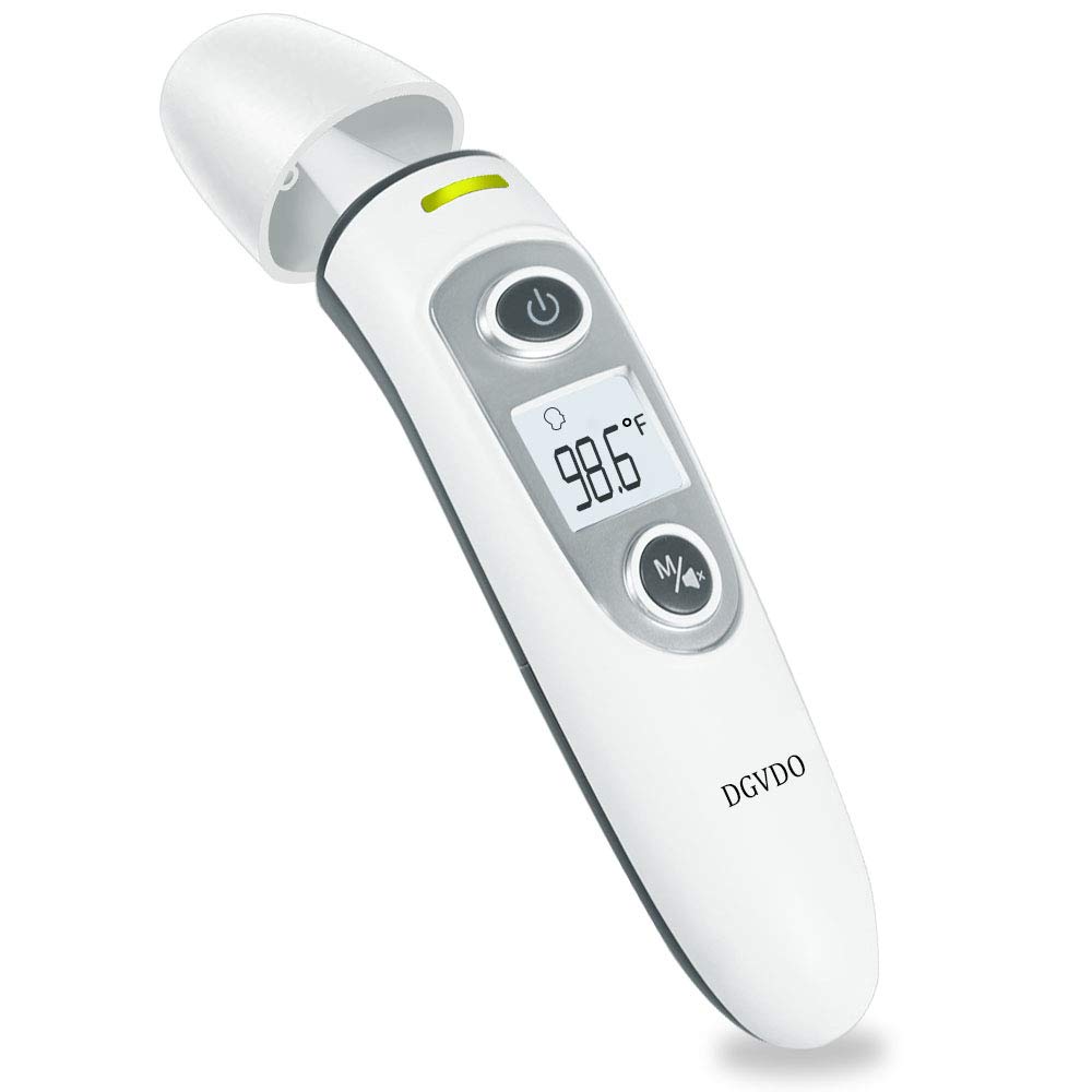 Non-Contact Forehead Thermometers, No Touch Digital Infrared Thermometer for Adults, Kids and Baby, Touchless Thermometer Within 0.4 Inch Distance, Fever Alarm, Memory Function: Industrial & Scientific