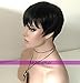MyNiceHair- 100% Pure Human Hair Bob Short Wigs for Black Women, Can be Washed and Curled
