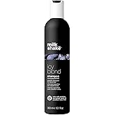 milk_shake Icy Blond Shampoo Award Winning Shampoo with Black Pigment to Cool Brassy Tones and Enhance Platinum Blonde Hair I