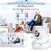 Pet Camera IP Camera 1080P - TENVIS Dog Camera Security Camera Surveillance Camera System Wireless HD 1080p Security Cam Home Dome Baby Elder Pet Nanny Monitor with Pan/Tilt Two-Way Audio/Night Vision
