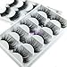 3D Mink False Eyelashes LASGOOS 100% Siberian Mink Luxurious Fluffy Volume Messy Cross Light Weight Long 5 Pairs x 2 Wholesale Fake Eye Lashes A11