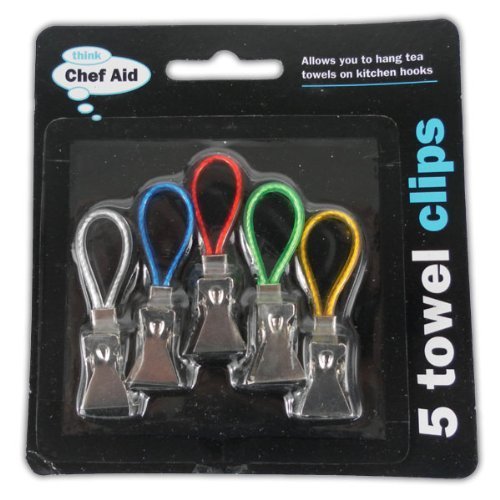Chef AidTea Towel Clips, Set of 5