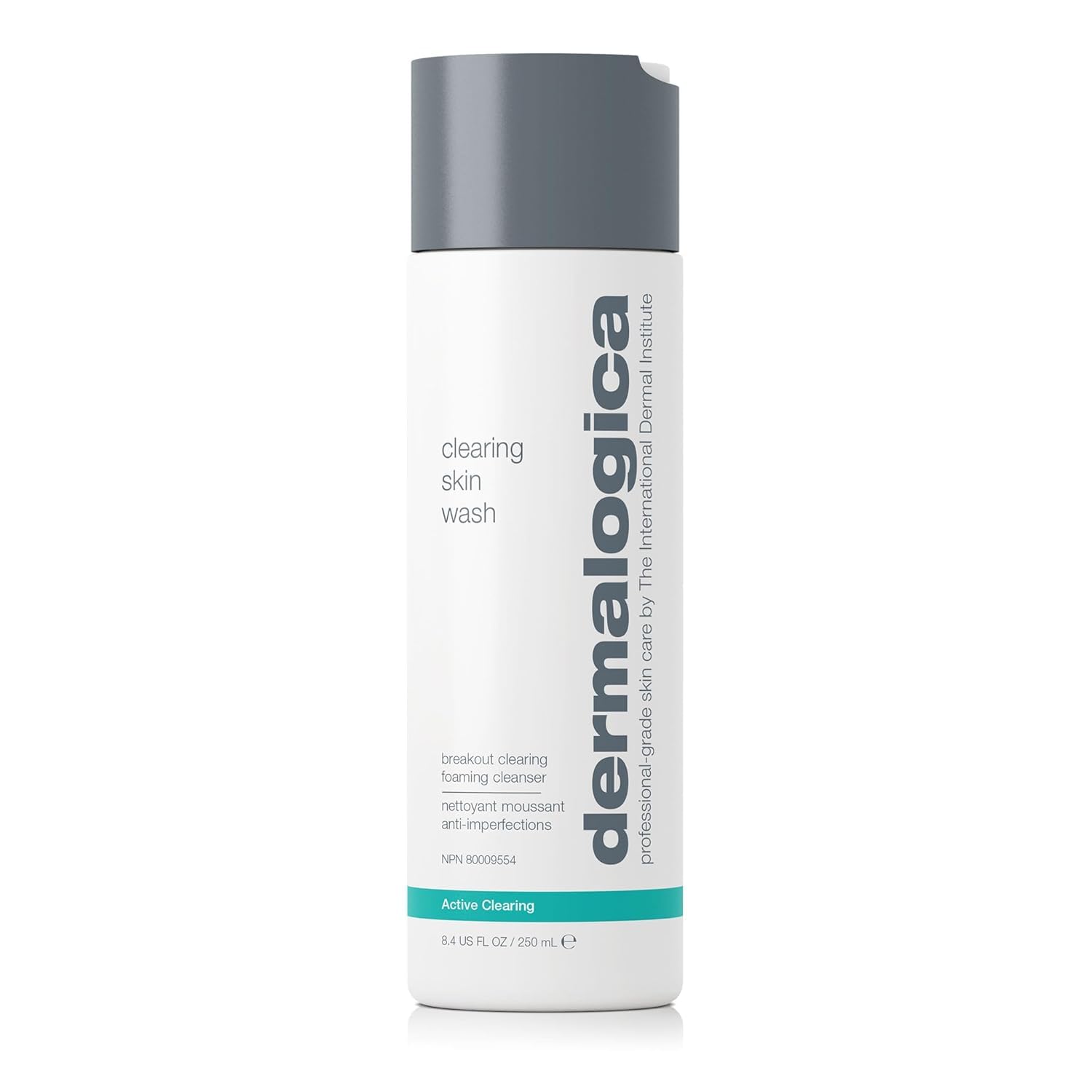 Dermalogica Clearing Skin Wash - Foaming Prebiotic Cleanser for Clear & Radiant Skin, Prevents Future Breakouts, For Normal, Combination, And Oily Skin, 250ml