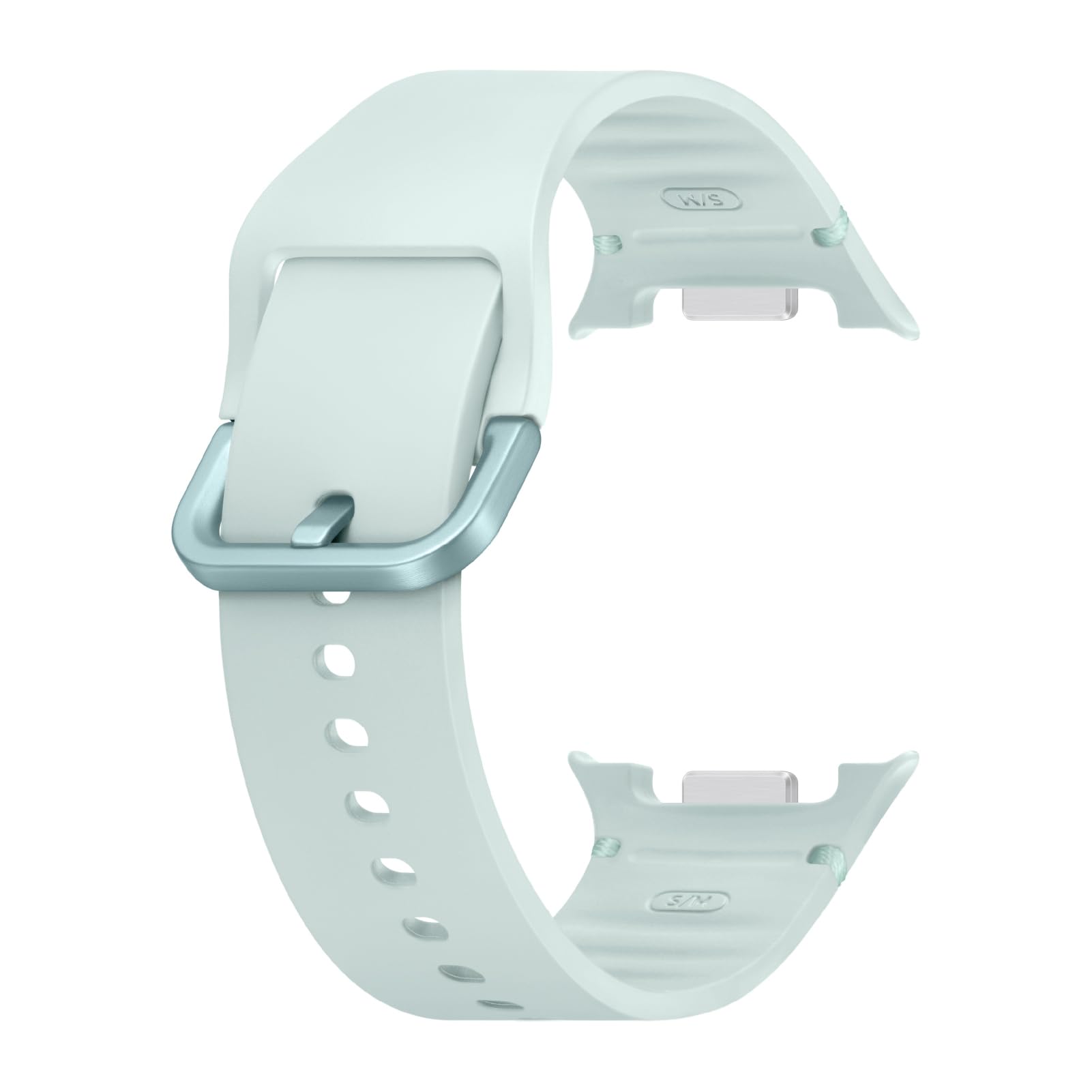 Samsung Galaxy Watch 8 Series Sport Band, Rubber Dynamic Lug System, Flexible Fit, Breathable, Compatible with Galaxy Watch 8 and Watch 8 Classic, S/M Mint Image