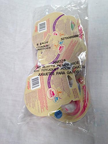 Hartz Set of 5 At Play Mini Mice Cat Toy 6-Packs of 5 [Misc.] by Hartz Moun