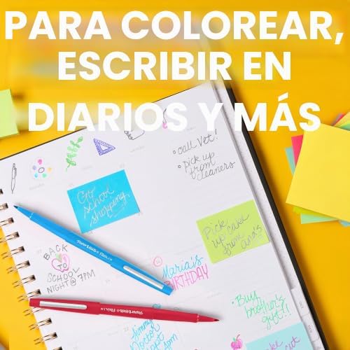 Marcadores de feltro Flair Candy POP | Ponta Média (0,7mm) | Cores Variadas | Pack de 12