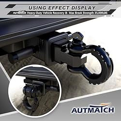 AUTMATCH Shackle Hitch Receiver 2 Inch - 3/4" D