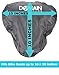Domain Cycling - Premium Waterproof Bike Seat Cover, (9.5” x 9.5”) – Wide Saddle Cover w/Drawstring Closure to Fit Most Bikes Seats