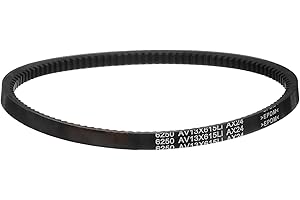 uxcell AX24 EPDM V-Belt, Raw Edge Cogged Industrial Rubber V Belt 1/2" Width x 24" Inside Circumference