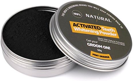 DETALLAN Activated Tooth Whitening Powder Natural Organic Teeth Cleaning, Black(2.47 OZ)