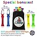 Marble Fidget Toys - 14 Relaxing Therapy Toys, Relieves Stress & Anxiety, Increase Focus for Sensory Kids and Soothing Children & ADHD ADD OCD Autism, 2 key holders, 2 double marble toys - by C&Berg