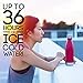Thermo Tank Insulated Stainless Steel Water Bottle - Ice Cold 36 Hours! Vacuum + Copper Technology - 17 Ounce (Deep Red, 17oz)