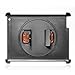 NYXCAM New Trent Gladius iPad Case Compatible with: iPad 4th, iPad 3rd, and iPad 2nd Gen. 360 Degree Rotatable with Genuine Leather Hand Strap and Movie Stand