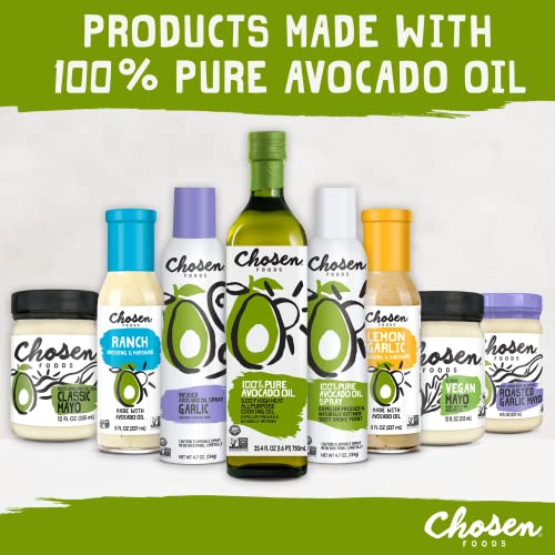 Chosen Foods 100 Avocado OilBased Classic Mayonnaise, Gluten & Dairy