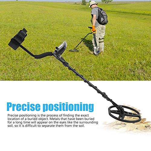 Metal Detector, High Accuracy Waterproof Metal Detector Finder, LCD Display, Pinpoint Posit, for Gold Digger Treasures Hunters