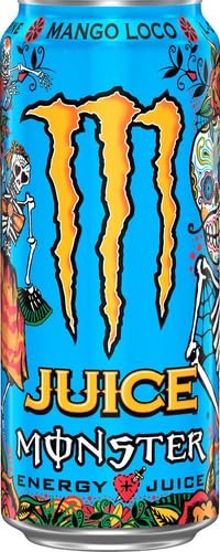 MONSTER ENERGY JUICE -MANGO LOCO – 16FL.OZ.(PACK OF 4)