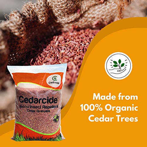 Cedarcide Granules (2 Bags) Insect Repelling Cedar Mulch Granules