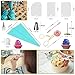 Cake Decorating Supplies Kit VIPorama 60pcs Set 1 Cake Turntable Stand 2 Icing Spatulas 24 Numbered Icing Tips 1 Cake Leveler 21 Pastry Bags 1 Cake Flower Nail and Lifter 1 Cake Pen 3 Scrapers