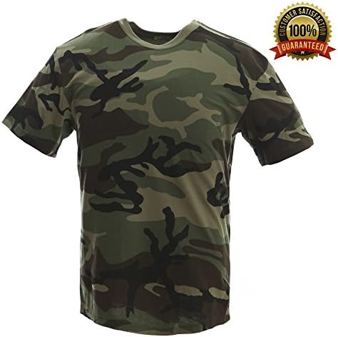Sharktical Army Camo Camouflage Military T Shirts in Mens Sizes: XS-XXL