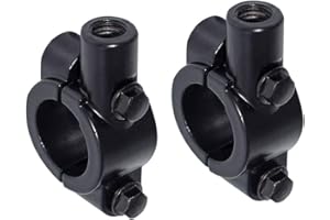 7/8" M10 Motorcycle Rearview Mirror Mount Holders Bracket Clamp For Motorbike Handlebar Moped Dirt Pit Bike ATV Quad 4 Wheele