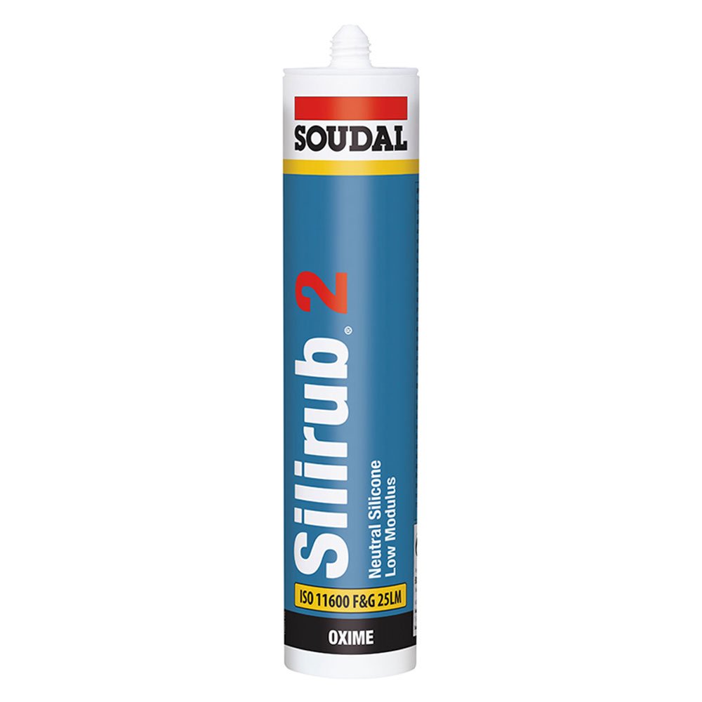 Soudal Silirub 2 Neutral Silicone - 300ml - Clear