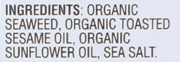 GIMME ORGANIC TOASTED SESAME SEAWEED SNACK, 0.35 OZ