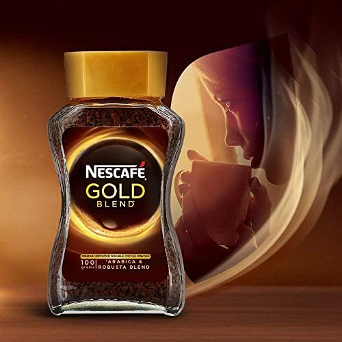 Nescafe Gold Blend Instant Coffee Powder, 2 x 100 g Eden Jar Powder Coffee Faster Shipping