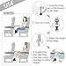 Philonext Foot Rest, Portable Folding Travel Airplane Footrest Flight Carry-on Foot Rest Office Feet Rest Foot Hammock