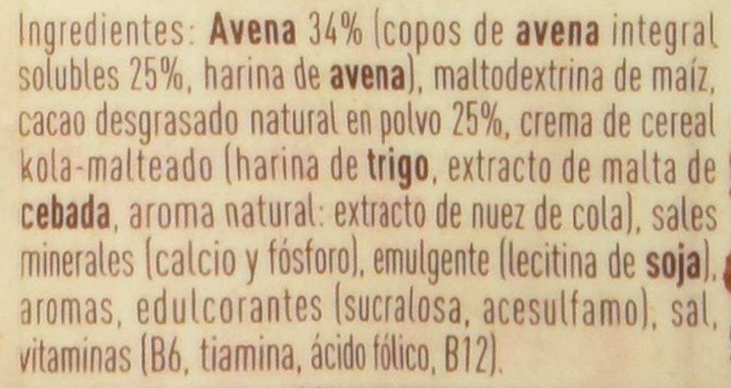 Cola Cao Avenacao - 3 Paquetes de 350 gr - Total: 1050 gr