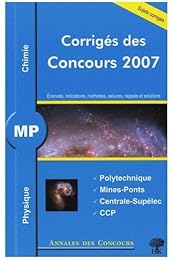 Physique et chimie, MP