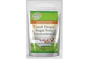 LARISSA VERONICA Carob Drops, Sugar Free, Unsweetened (16 oz, ZIN: 525698) - 2 Pack