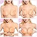 Niidor Adhesive Bra, Strapless Bras for Women Wing-Shaped Silicone Bra 2PCs Pasties for Women（B Cup） Pink