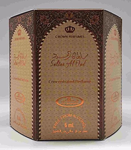 Dehn Al-Oud - 6ml (.2oz) Roll-on Perfume Oil by Al-Rehab (Crown Perfumes) (Box of 6)