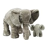 Ikea LEDDJUR 802.980.30 Soft Toy, Set of 2, Elephant, 13 Inch, Stuffed Animal Plush